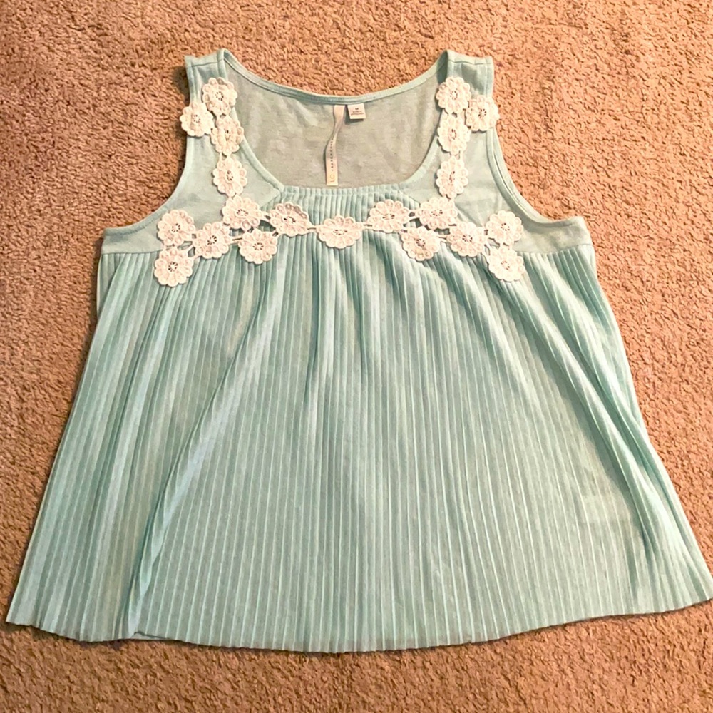 Like new Lauren Conrad teal tank top